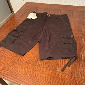 Matchstick Shorts Men's L (32) Cargo Coffee Brown NWT